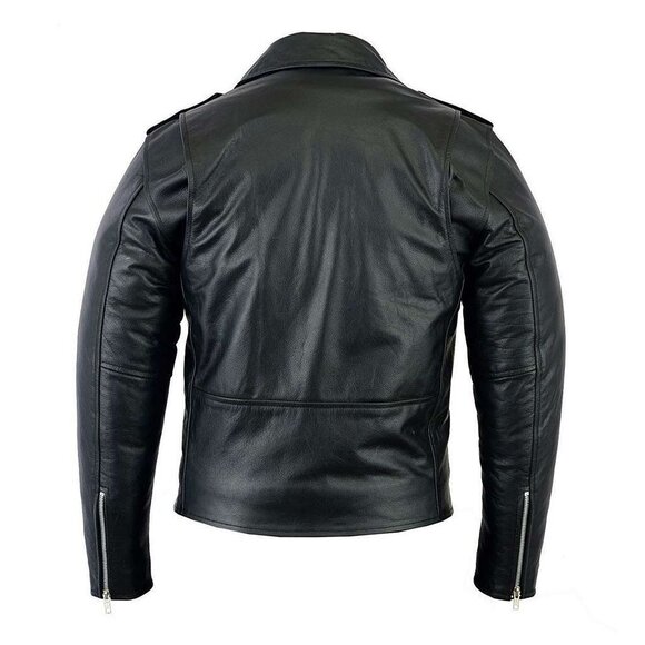 RIDERACT® Mens Leather Motorcycle Winter Jacket CE Armour - Picture 6 of 8